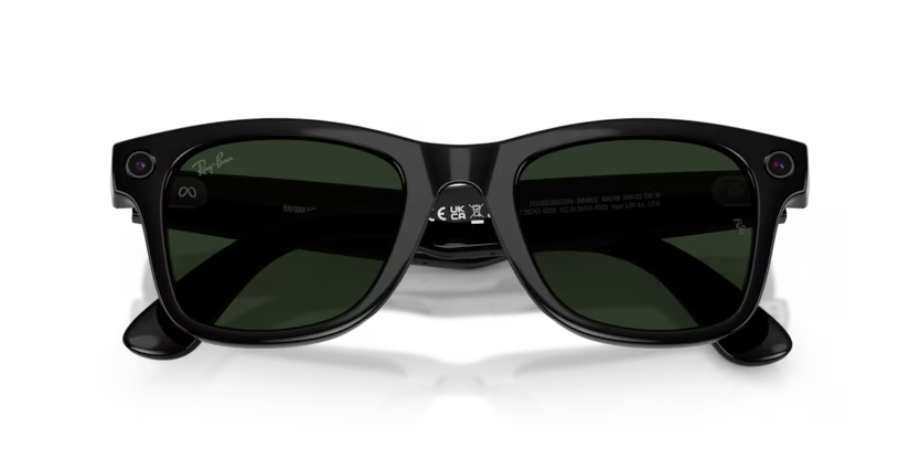 Ray-Ban Meta G2 | RW4012 Wayfarer M | Black Graphite Green Transitions