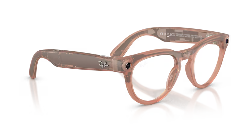 Ray-Ban Meta Gen 2 | RW4013 Headliner | Matte peach Transition Grey