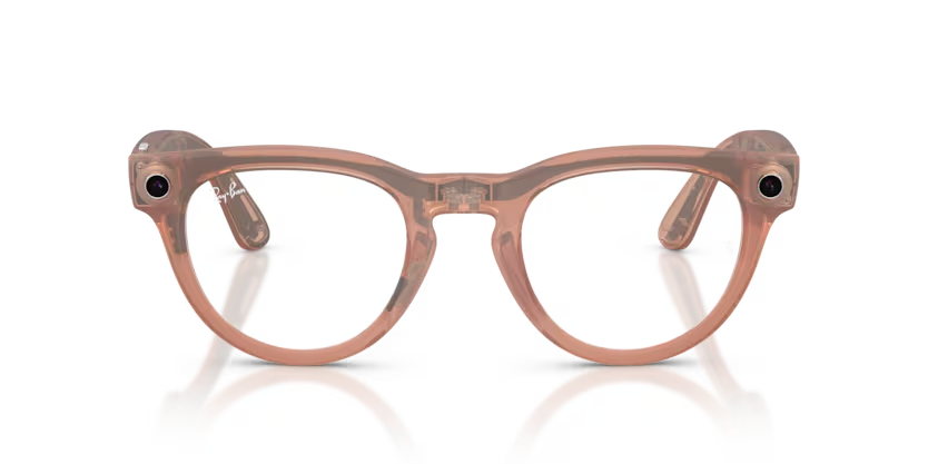 Ray-Ban Meta Gen 2 | RW4013 Headliner | Matte peach Transition Grey