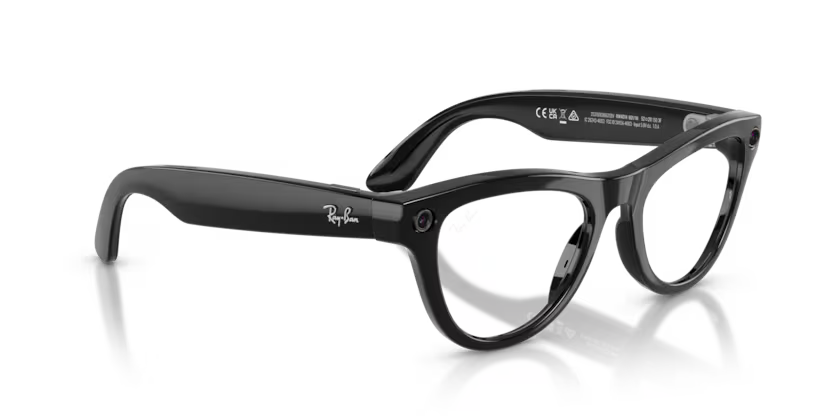 Ray-Ban Meta Gen 2 | RW4014 Skyler | Shiny Black/Graphite Green Transitions