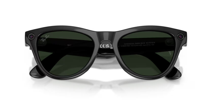 Ray-Ban Meta Gen 2 | RW4014 Skyler | Shiny Black/Graphite Green Transitions