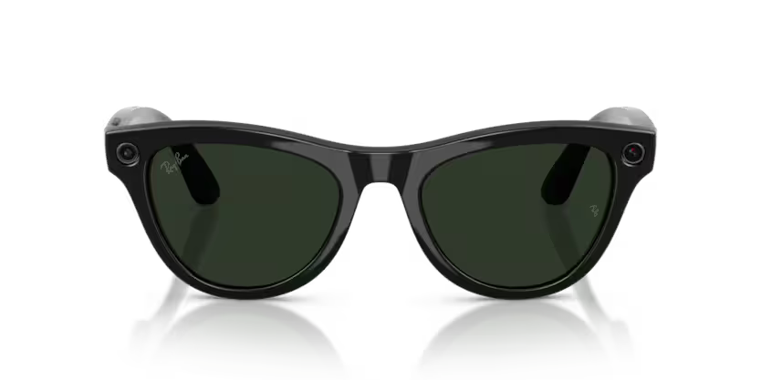 Ray-Ban Meta Gen 2 | RW4014 Skyler | Shiny Black/Graphite Green Transitions