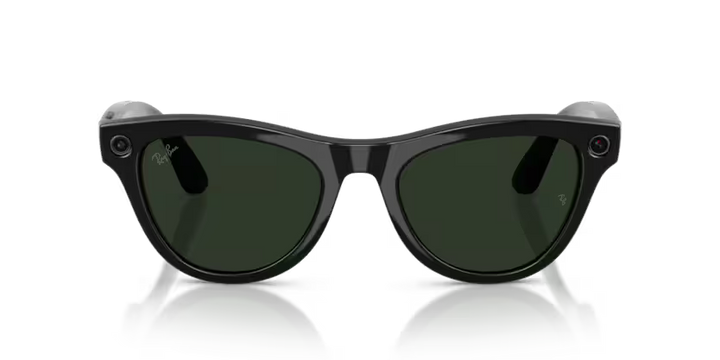 Ray-Ban Meta Gen 2 | RW4014 Skyler | Shiny Black/Graphite Green Transitions