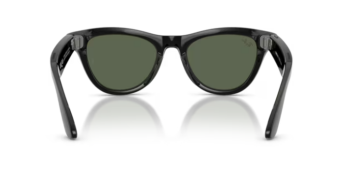 Ray-Ban Meta Gen 2 | RW4014 Skyler | Shiny Black/G15 Green