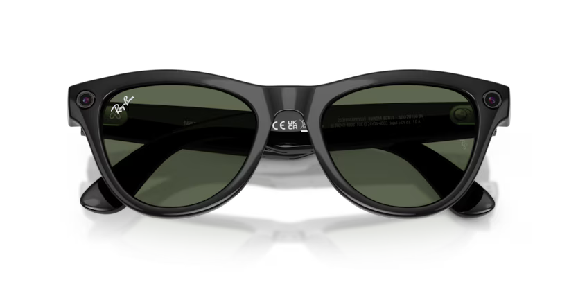 Ray-Ban Meta Gen 2 | RW4014 Skyler | Shiny Black/G15 Green