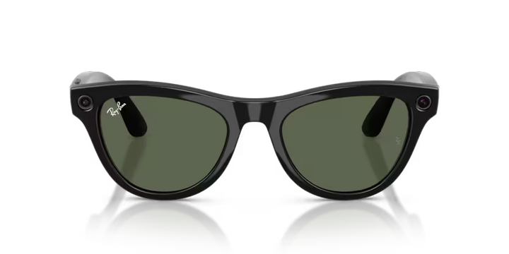 Ray-Ban Meta Gen 2 | RW4014 Skyler | Shiny Black/G15 Green