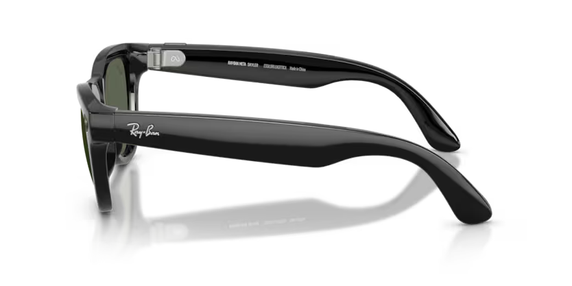 Ray-Ban Meta Gen 2 | RW4014 Skyler | Shiny Black/G15 Green