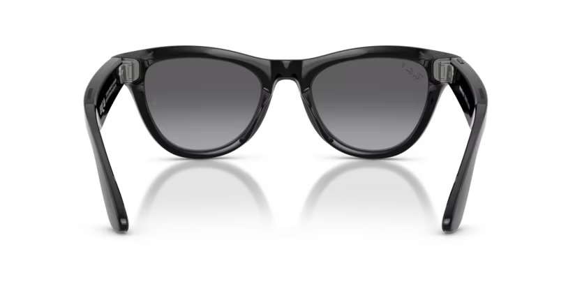 Ray-Ban Meta Gen 2 | RW4014 Skyler | Shiny Black/Gradient Graphite Polarised