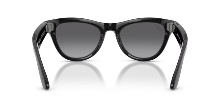 Ray-Ban Meta Gen 2 | RW4014 Skyler | Shiny Black/Gradient Graphite Polarised