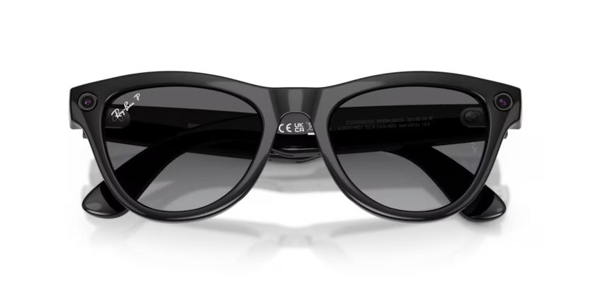 Ray-Ban Meta Gen 2 | RW4014 Skyler | Shiny Black/Gradient Graphite Polarised