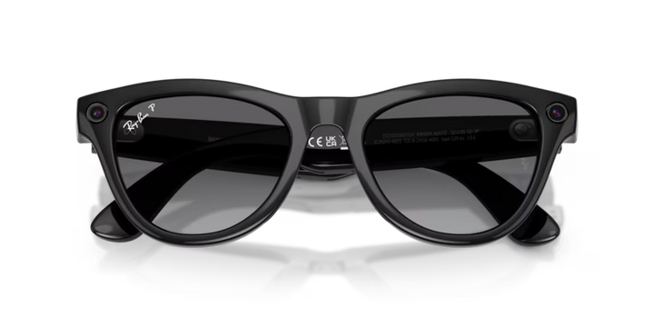 Ray-Ban Meta Gen 2 | RW4014 Skyler | Shiny Black/Gradient Graphite Polarised