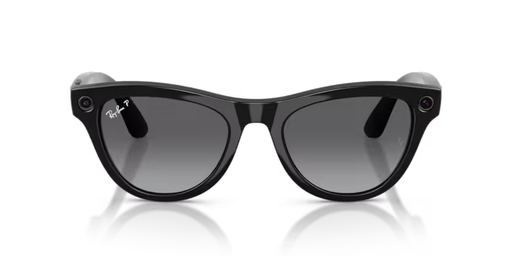 Ray-Ban Meta Gen 2 | RW4014 Skyler | Shiny Black/Gradient Graphite Polarised
