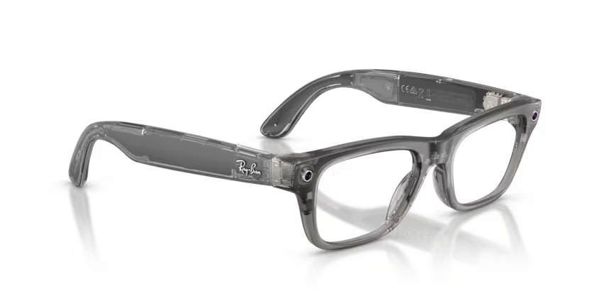 Ray-Ban Meta Gen 2 | RW7001 Blayzer Optics | Transparent ice grey