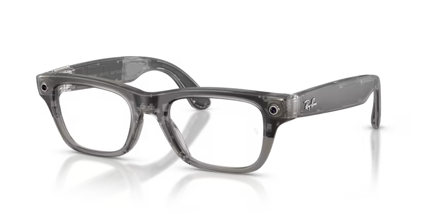 Ray-Ban Meta Gen 2 | RW7001 Blayzer Optics | Transparent ice grey