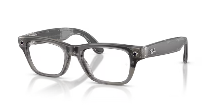 Ray-Ban Meta Gen 2 | RW7001 Blayzer Optics | Transparent ice grey