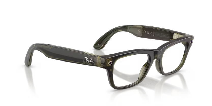 Ray-Ban Meta Gen 2 | RW7001 Blayzer Optics | Transparent Dark Olive