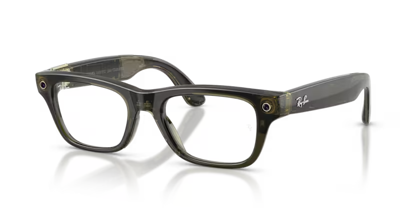 Ray-Ban Meta Gen 2 | RW7001 Blayzer Optics | Transparent Dark Olive