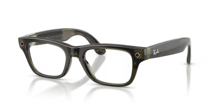 Ray-Ban Meta Gen 2 | RW7001 Blayzer Optics | Transparent Dark Olive