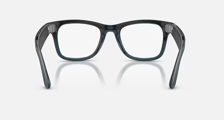 Ray-Ban Meta Gen 3 | RW4011V Wayfarer M | Transparent Matte Ocean Blue