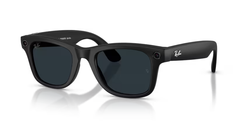 Ray-Ban Meta G2 | RW4012 Wayfarer M | Matte Black/Grey Transition