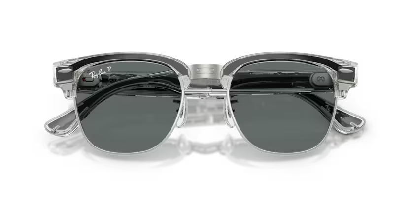 Ray-Ban Meta G3 | RW7004 Clubmaster | Trp. Iron Grey Grey Polarised