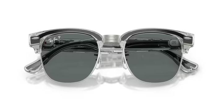 Ray-Ban Meta G3 | RW7004 Clubmaster | Trp. Iron Grey Grey Polarised