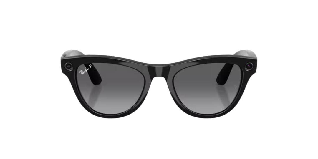 Ray-Ban Meta Gen 2 | RW4014 Skyler | Shiny Black/Gradient Graphite Polarised