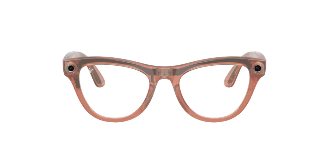 Ray- Ban Meta Gen 2 | RW4014 | Shiny Peach Transition Brown
