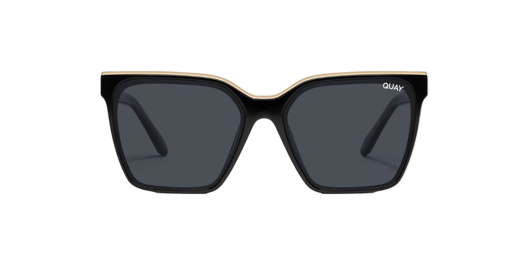 Quay | Level Up | Black Smoke Gold Polarised
