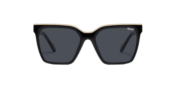 Quay | Level Up | Black Smoke Gold Polarised