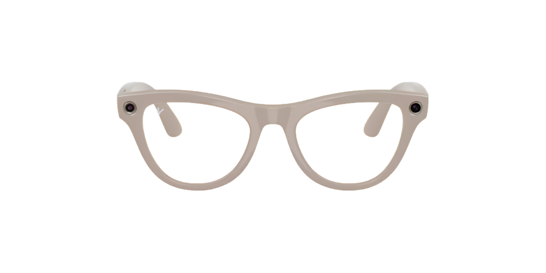 Ray-Ban Meta Gen 2 | RW4014 Skyler | Shiny Chalky Grey Transitions Sapphire
