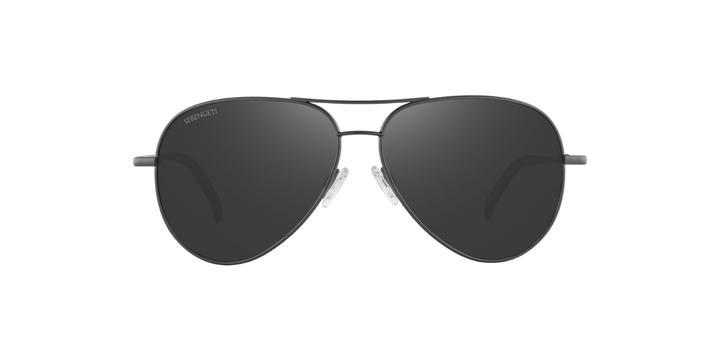 Serengeti | Carrara | Matte Black Polarised