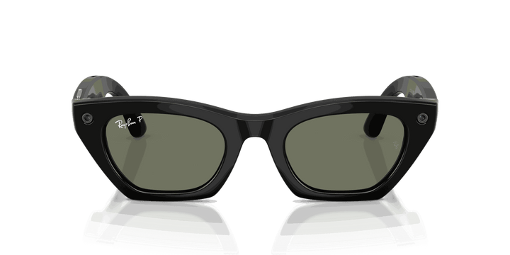 Ray-Ban Meta Gen 3 | RW4015 Zena | Shiny Black G15 Green Polarised