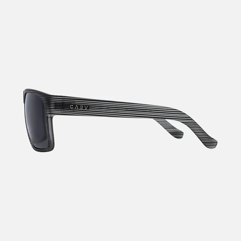 Carve | 2457 Vendetta | Matt Grey Stripe Grey Polarised