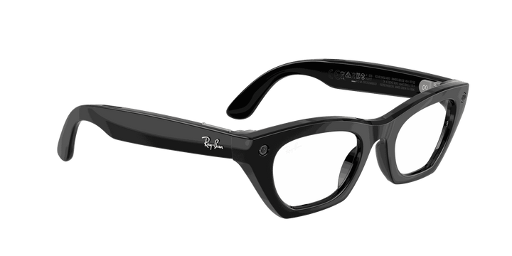 Ray-Ban Meta G3 | RW4015 Zena | Shiny Black Clear BLF&amp;AR