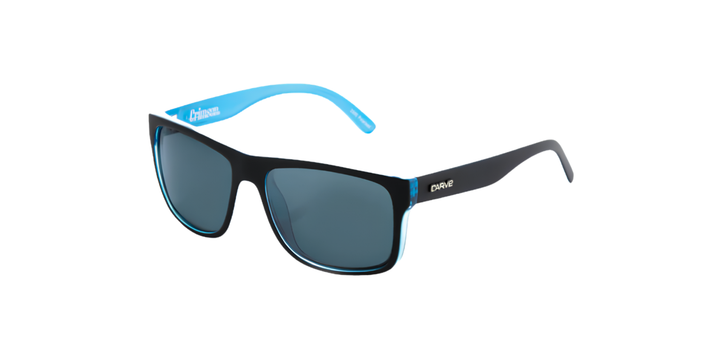 Carve | 2300 Crimson | Matte Black Cyan Crystal Grey Polarised