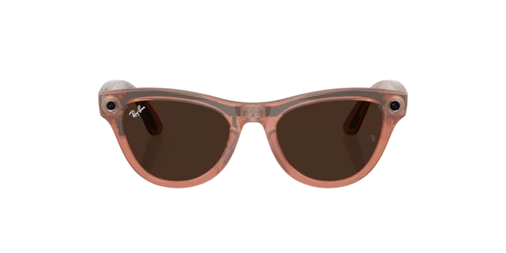 Ray- Ban Meta Gen 2 | RW4014 | Shiny Peach Transition Brown