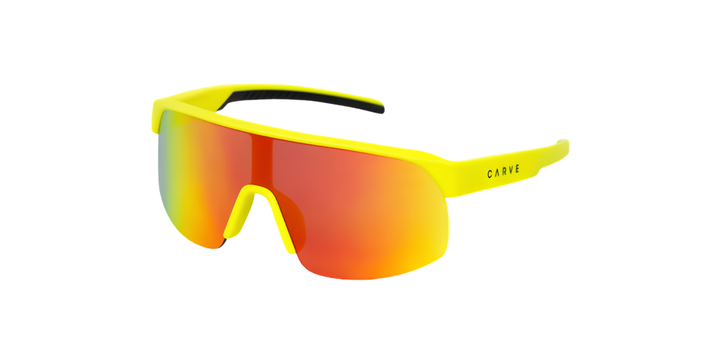 Carve Kids | 4381 Velocity | Matte Yellow Red Iridium