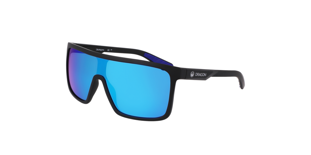 Dragon | Momentum H2O | Matte black Blue Ion Polarised