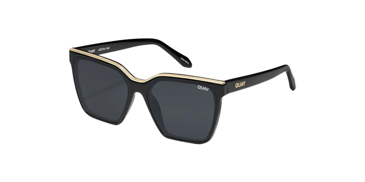 Quay | Level Up | Black Smoke Gold Polarised