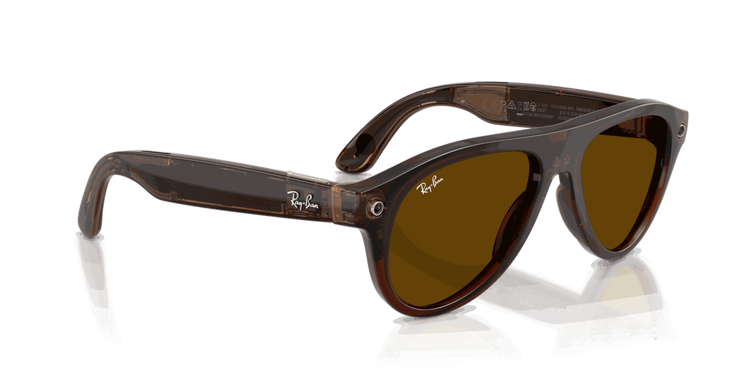 Ray-Ban Meta Gen 3 | RW4016 Aviator | Transparent Umber Transitions Jade