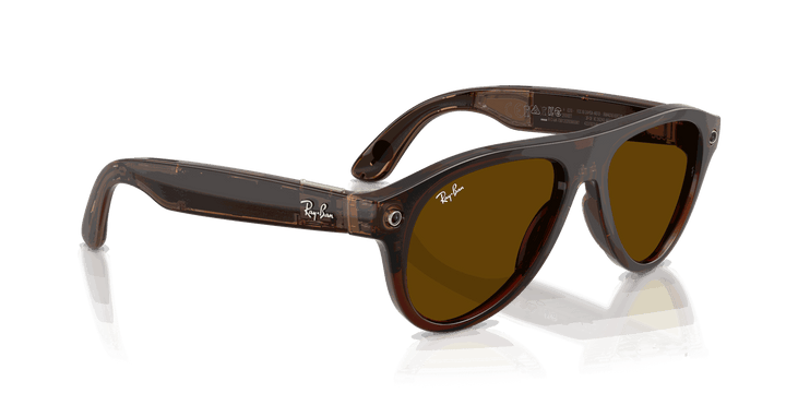 Ray-Ban Meta Gen 3 | RW4016 Aviator | Transparent Umber Transitions Jade