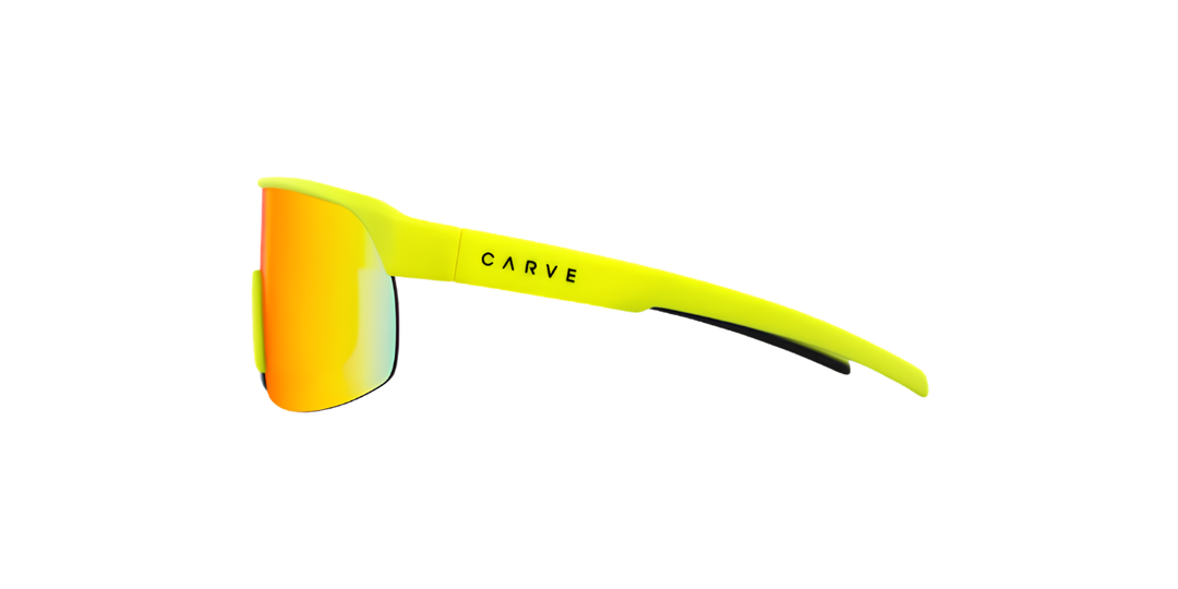 Carve Kids | 4381 Velocity | Matte Yellow Red Iridium