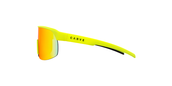 Carve Kids | 4381 Velocity | Matte Yellow Red Iridium
