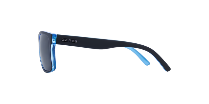 Carve | 2300 Crimson | Matte Black Cyan Crystal Grey Polarised
