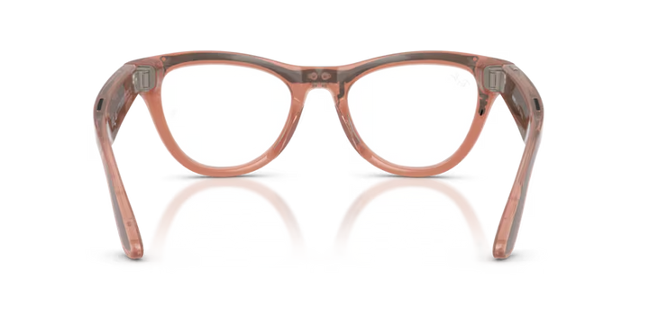 Ray- Ban Meta Gen 2 | RW4014 | Shiny Peach Transition Brown