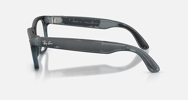 Ray-Ban Meta Gen 3 | RW4011V Wayfarer M | Transparent Matte Ocean Blue