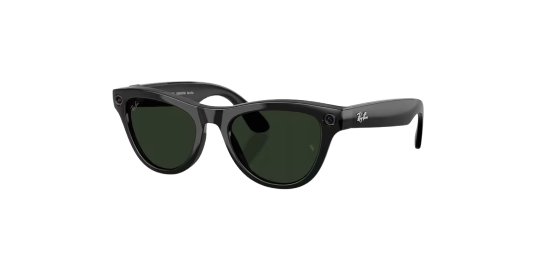 Ray-Ban Meta Gen 2 | RW4014 Skyler | Shiny Black/Graphite Green Transitions