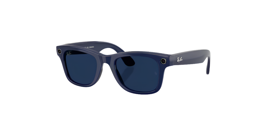 Ray-Ban Meta G2 | RW4012 Wayfarer L | Shiny Cosmic Blue/Sapphire Transitions