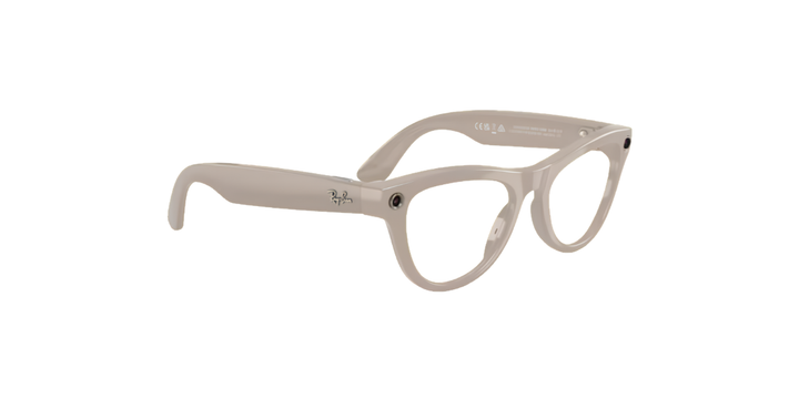 Ray-Ban Meta Gen 2 | RW4014 Skyler | Shiny Chalky Grey Transitions Sapphire